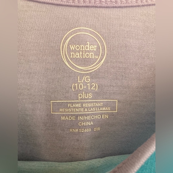 Wonder Nation | Girls Mermaid Pajamas Set - Picture 5 of 6